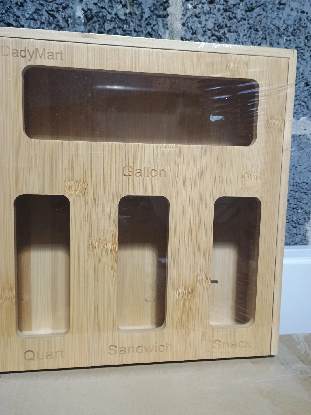 Bamboo Bag Organizer Dispenser