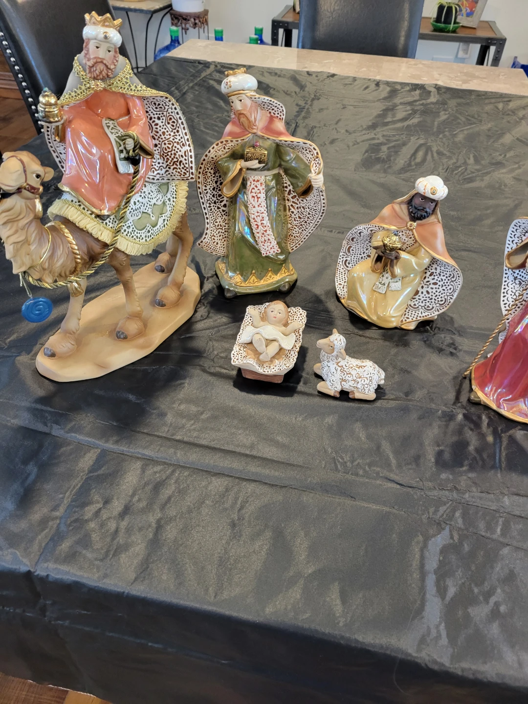 Nativity Scene Figurines with Camel - photo 3