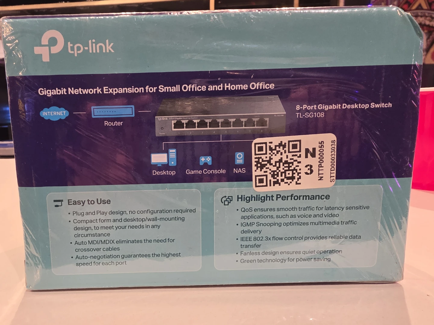 TP-Link 8-Port Gigabit Desktop Switch TL-SG108 - photo 2