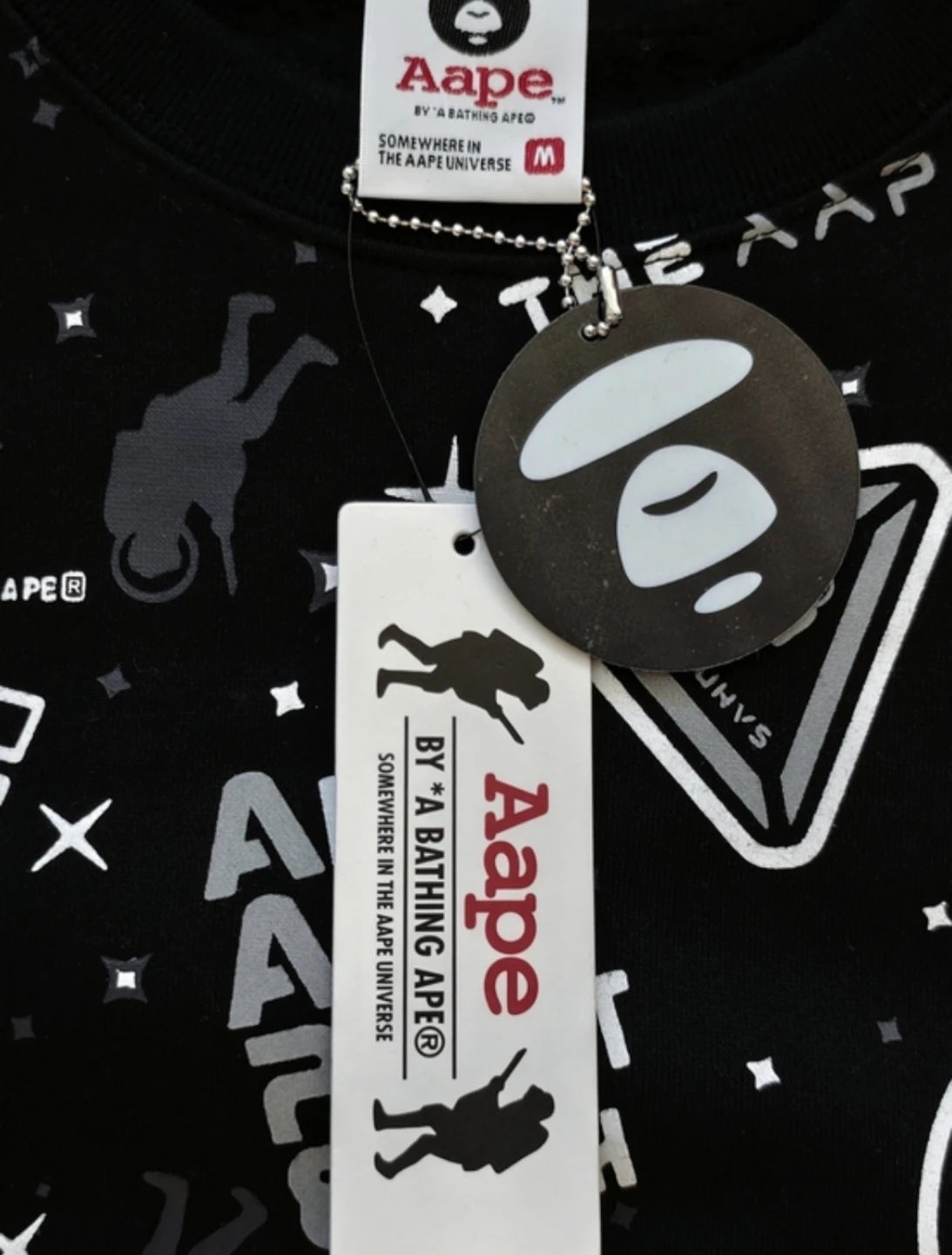 AAPE by A Bathing Ape All-Over Print Crewneck Sweater - photo 2