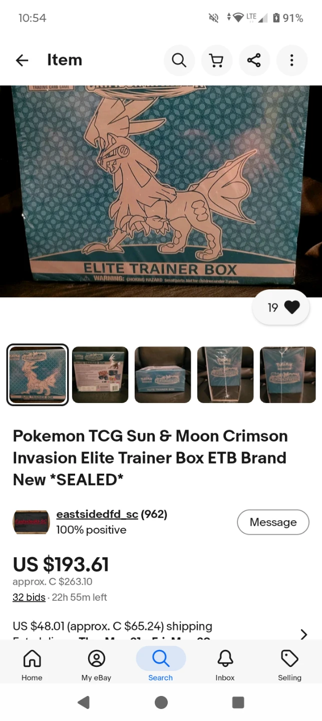 Pokemon TCG Sun & Moon Crimson Invasion etb*Sealed* - photo 4