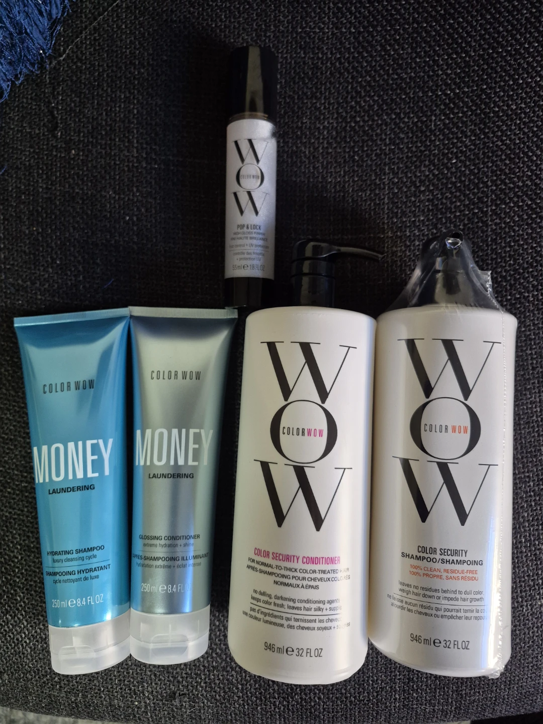 Color WOW Hair Products Bundle - Shampoo, Conditioner & Styling