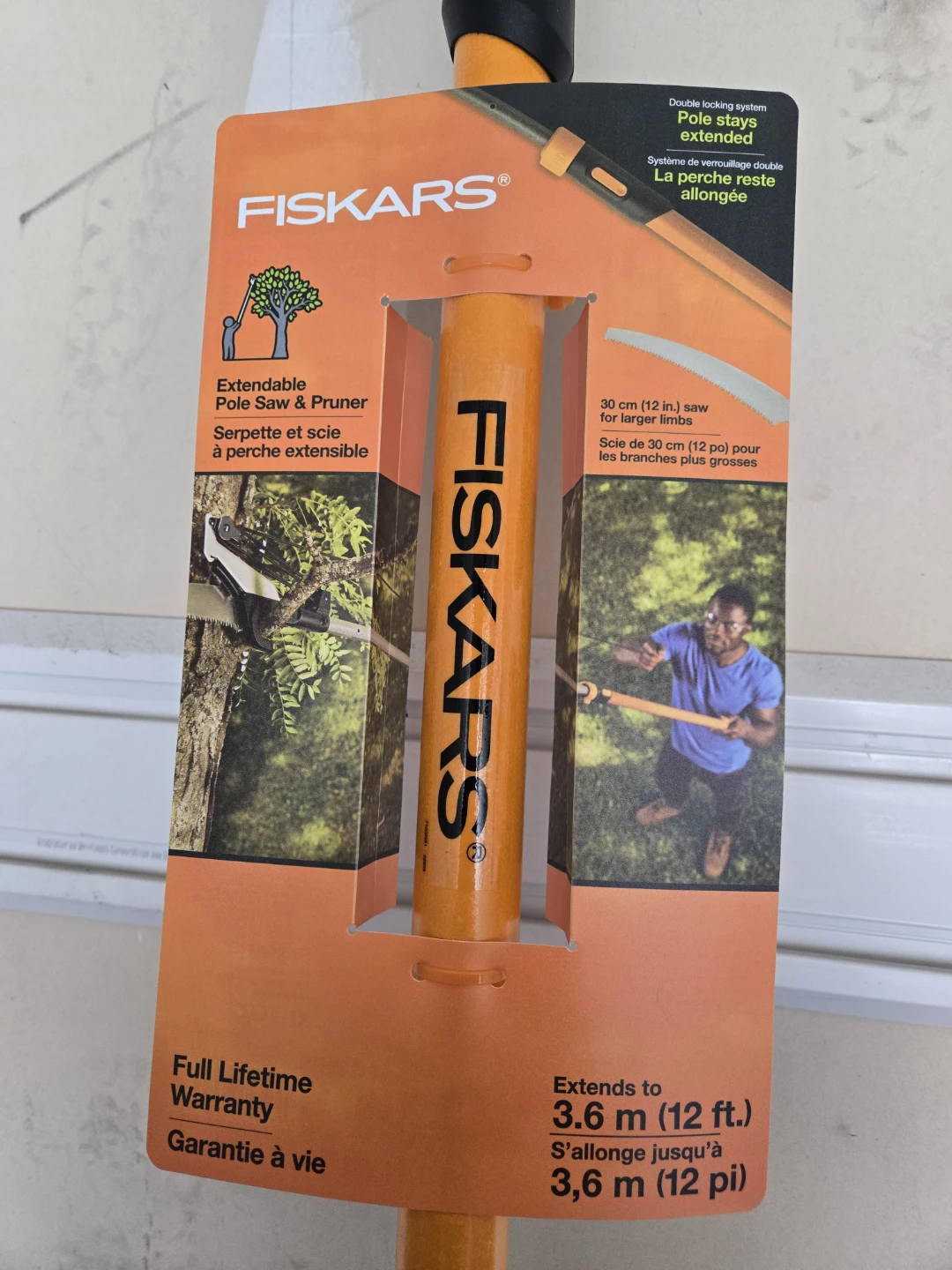 Fiskars Power-Lever® Extendable Pole Saw & Pruner, 7-14-ft - photo 2