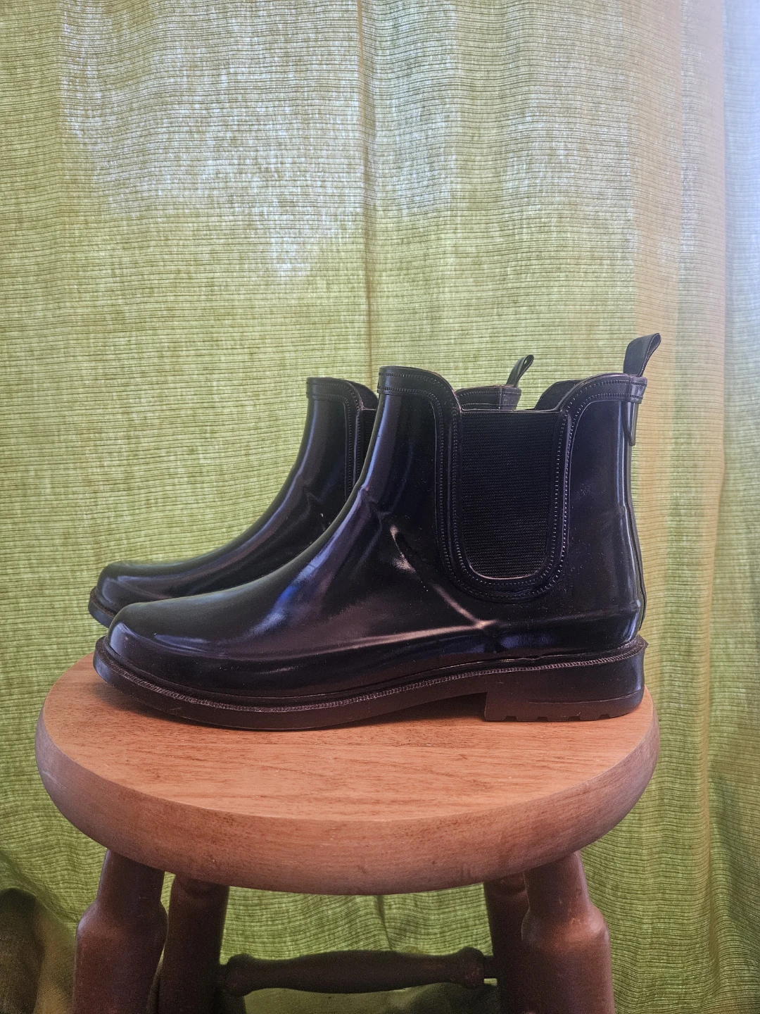 Black Chelsea Rain Boots - photo 3