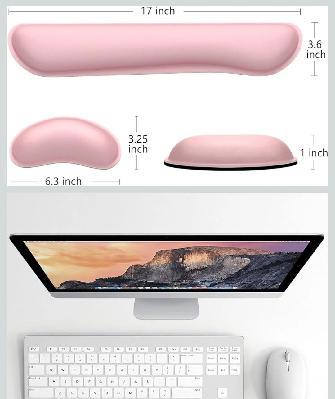 NEW Keyboard Wrist Rest and Mouse Pad Set - photo 2