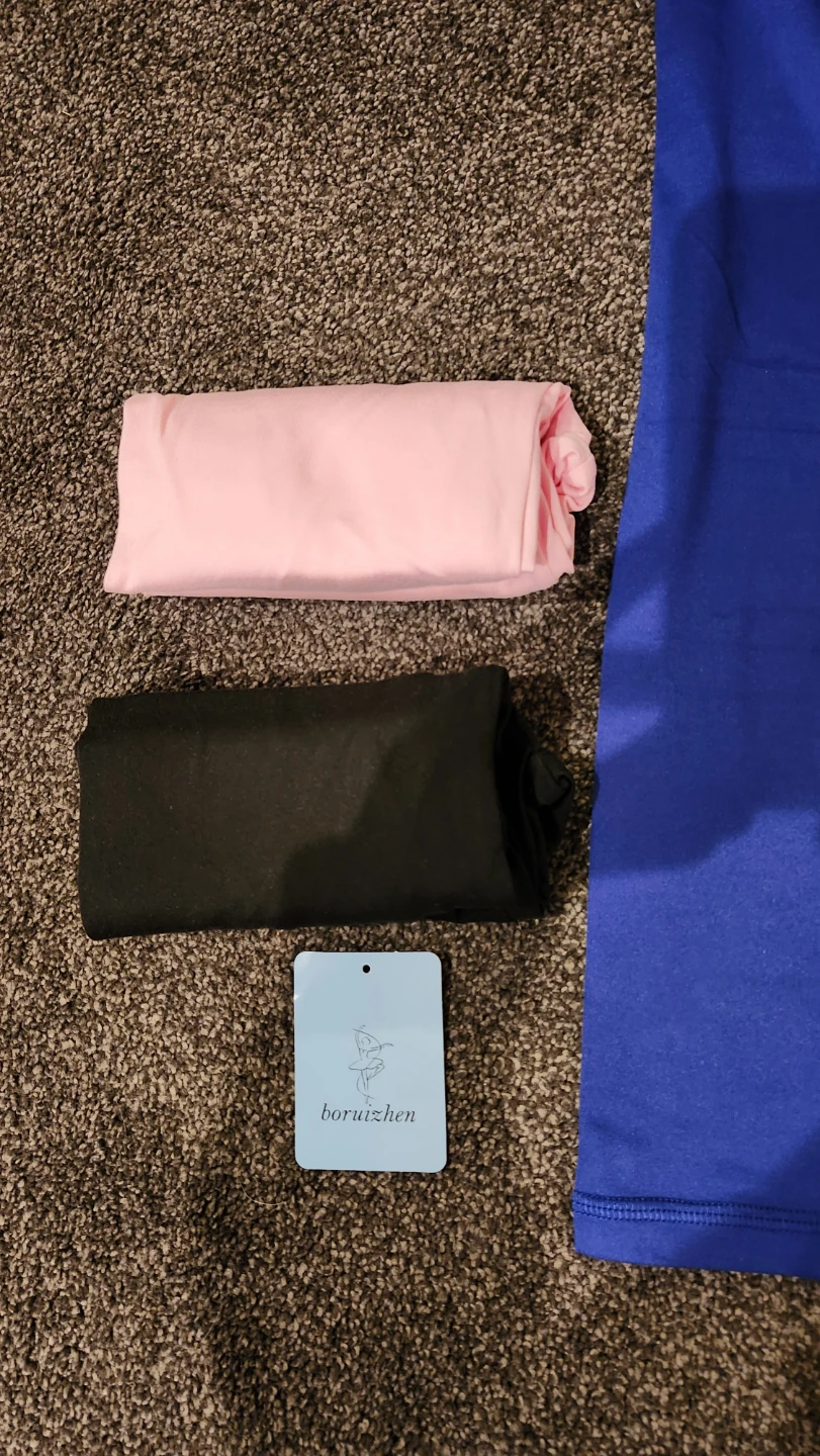BoruiZhen Leggings Set - Blue, Black, Pink - photo 2