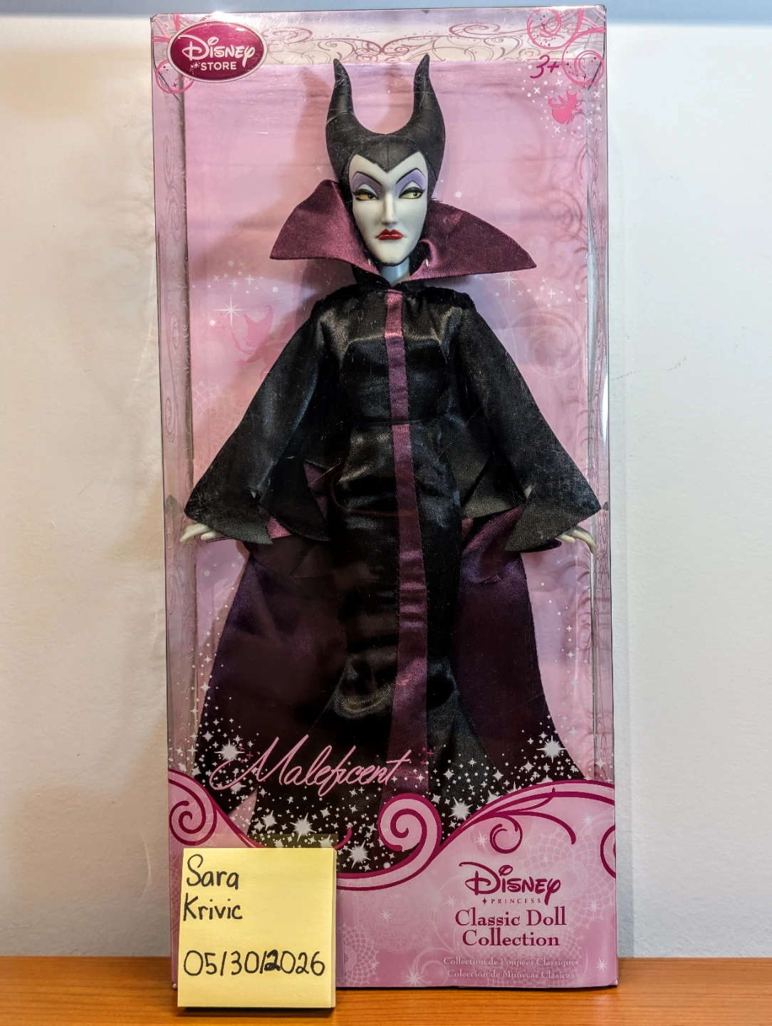 Vintage Disney Store Maleficent 12" Classic Doll Collection NIB