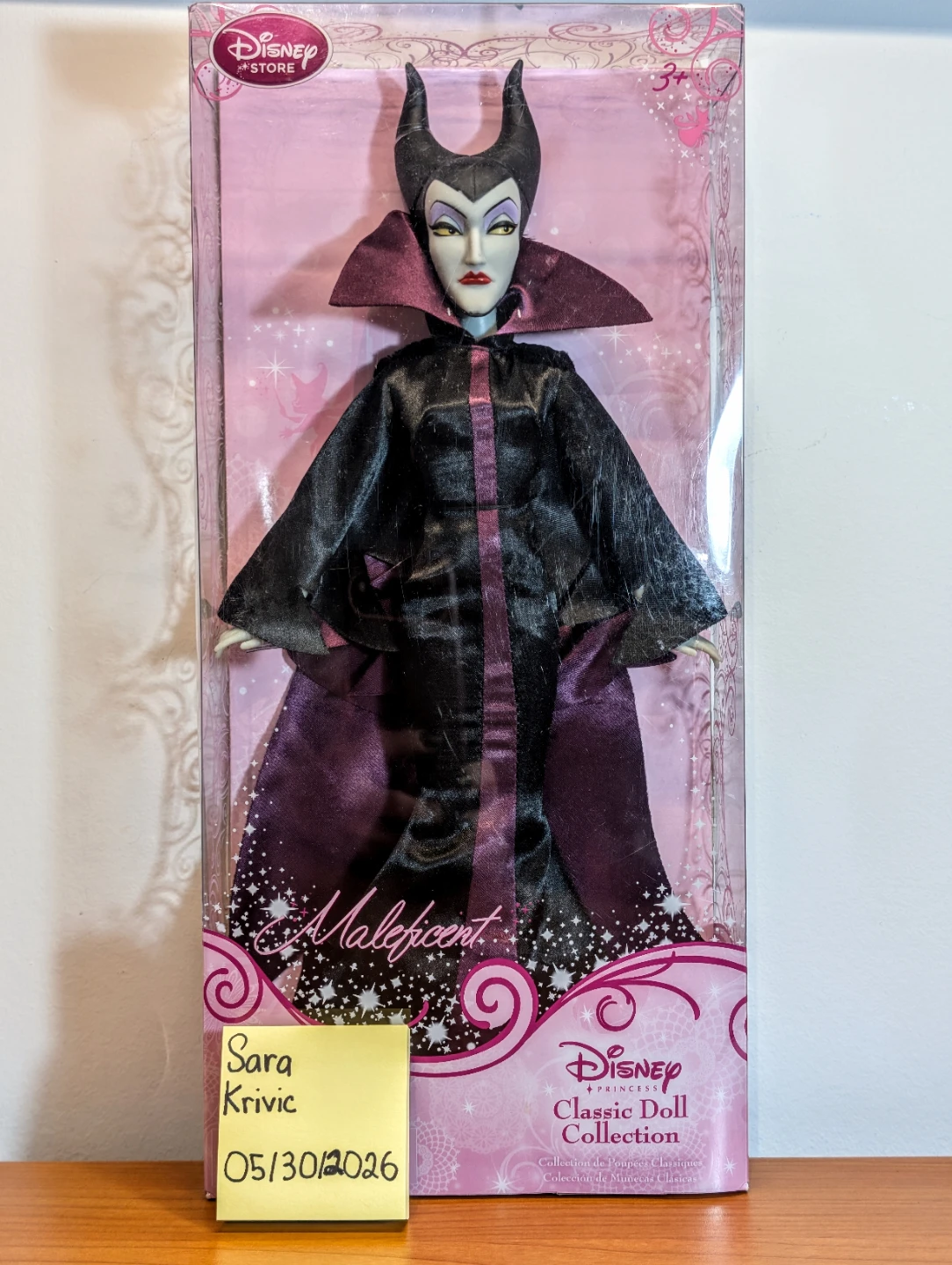 Vintage Disney Store Maleficent 12" Classic Doll Collection NIB - photo 2