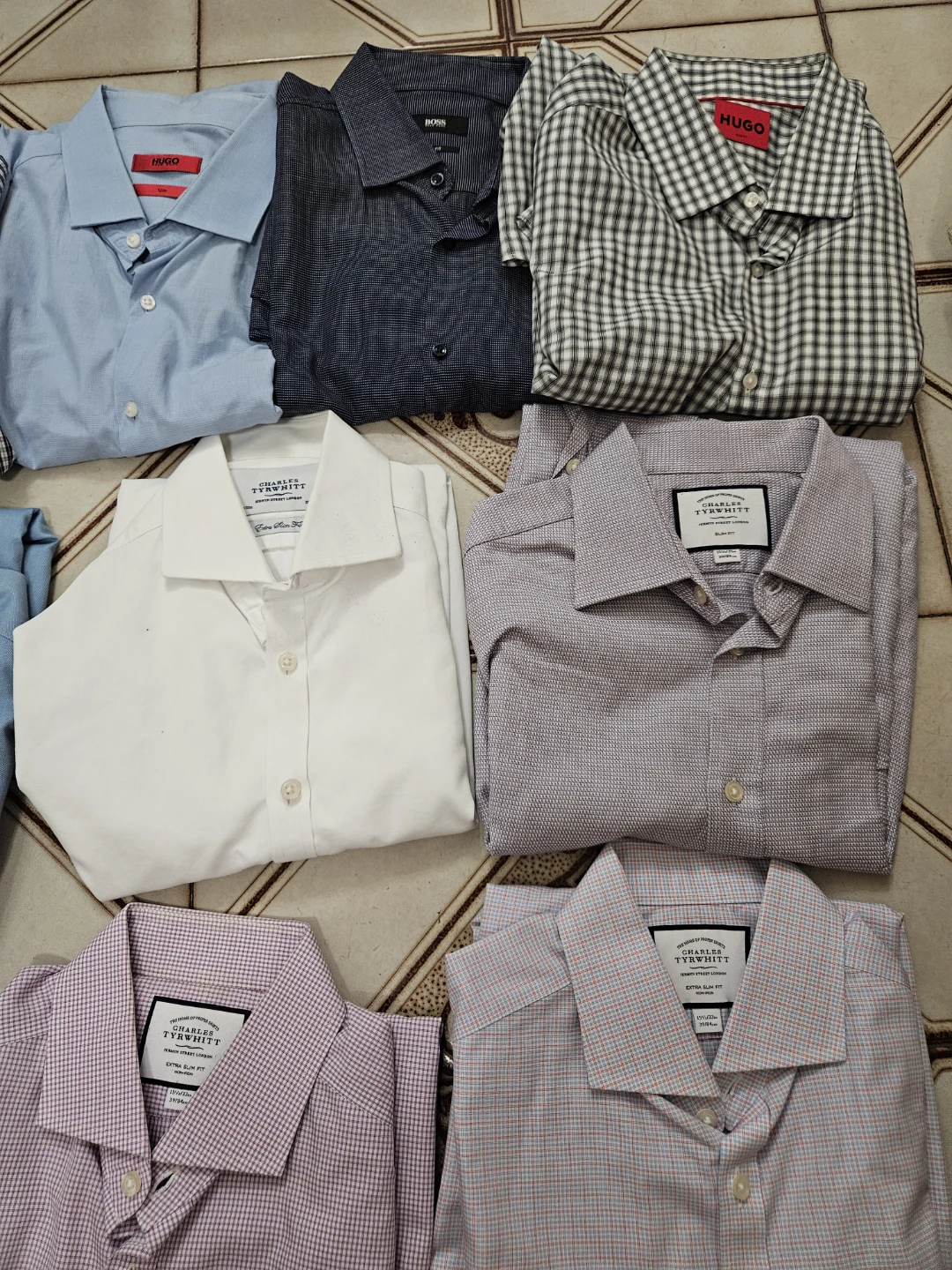 15 used brand name shirts. Size 15.5 slim fit - photo 2
