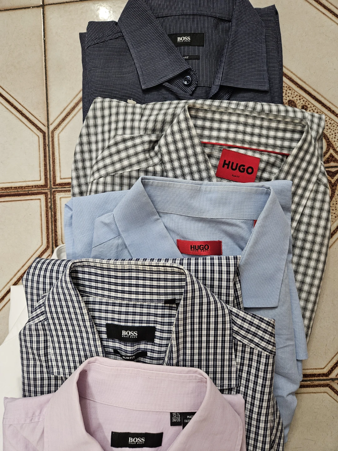 15 used brand name shirts. Size 15.5 slim fit - photo 5