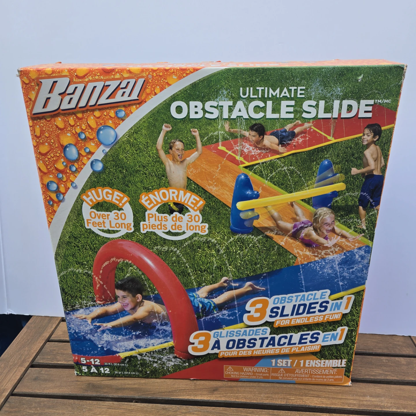 Outdoor summer obstacle slide NEW  Brand new sealed