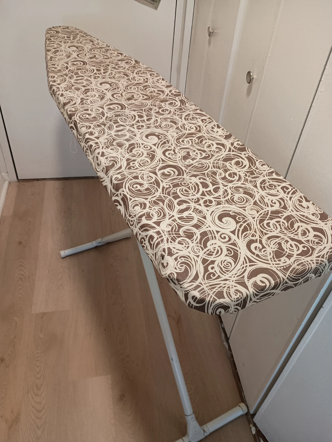 Ironing Board with Swirl Pattern Cover