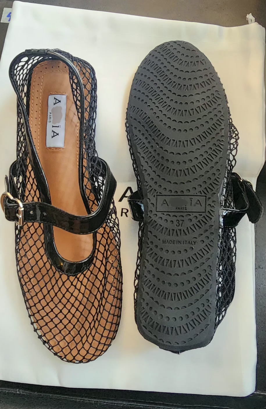 Fishnet Ballet Flat Shoes - photo 2