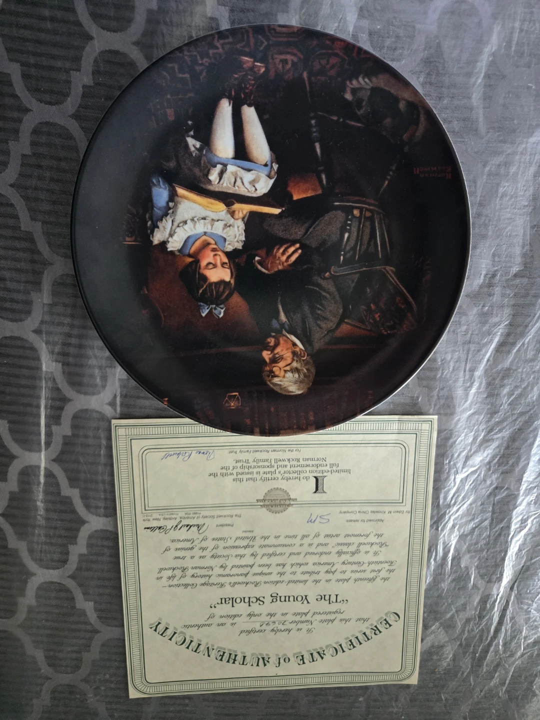Rockwell Society Rockwell's Heritage collection plates.