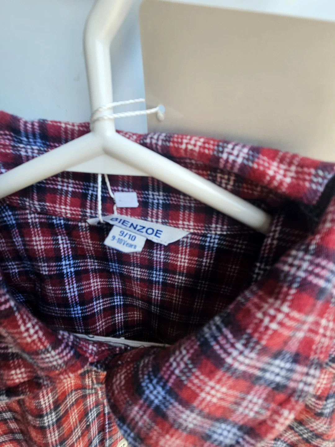 Bienzoe Plaid Long Sleeve Shirt - Size 9/10 - photo 2