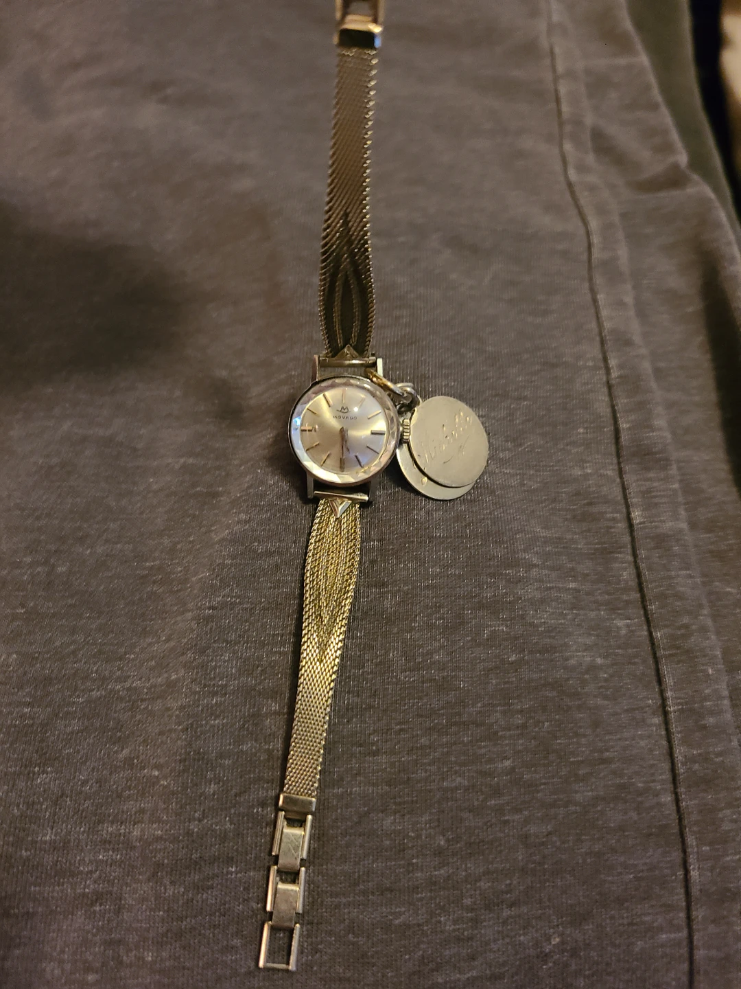 VINTAGE Movado Women's Mesh Band Watch