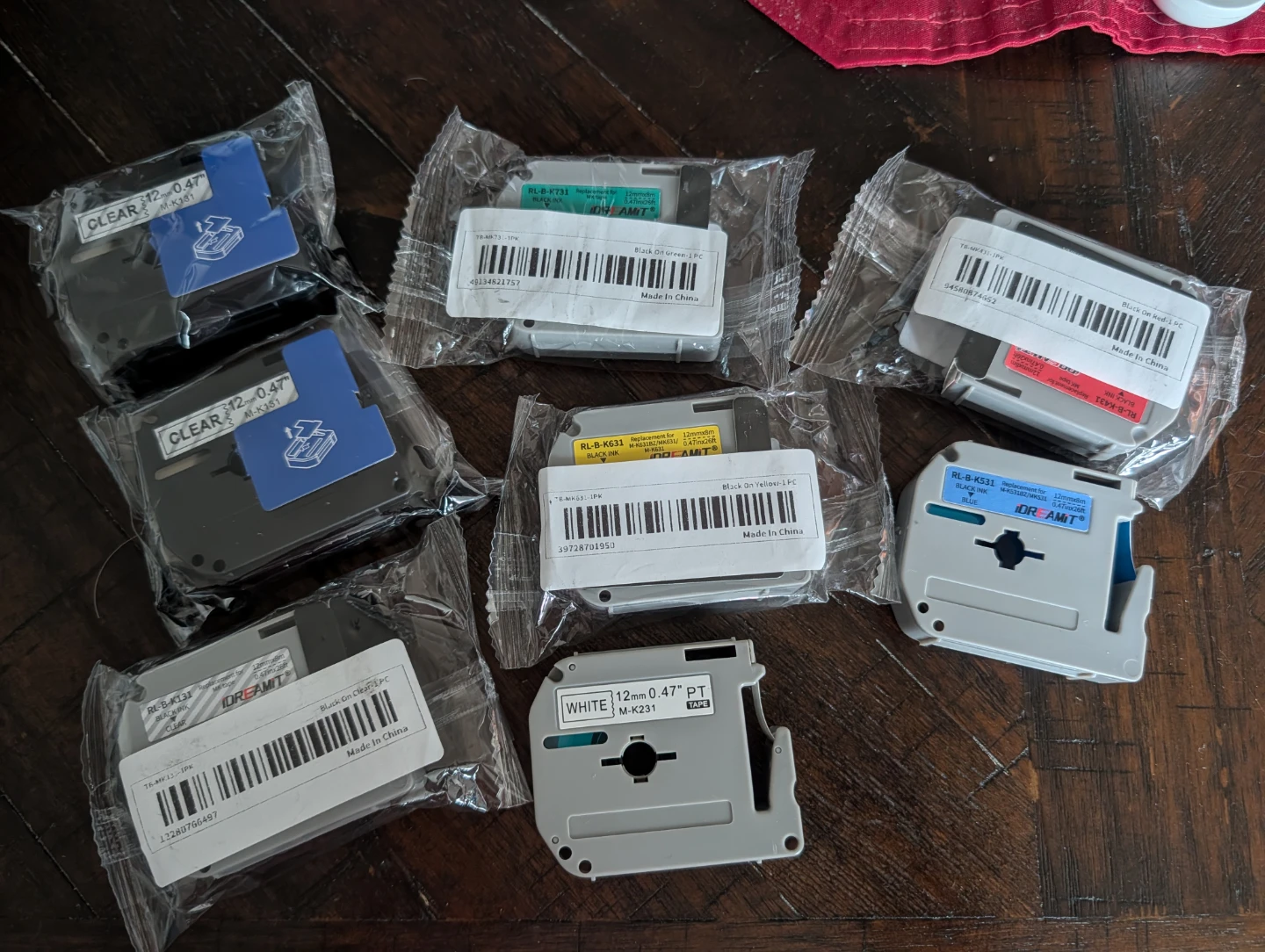 Brother compatible M-K Label Tapes - Bundle