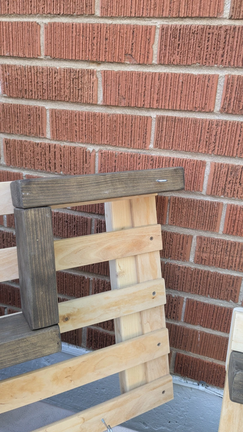 Wooden Wall Shelf with Key Hooks - photo 3