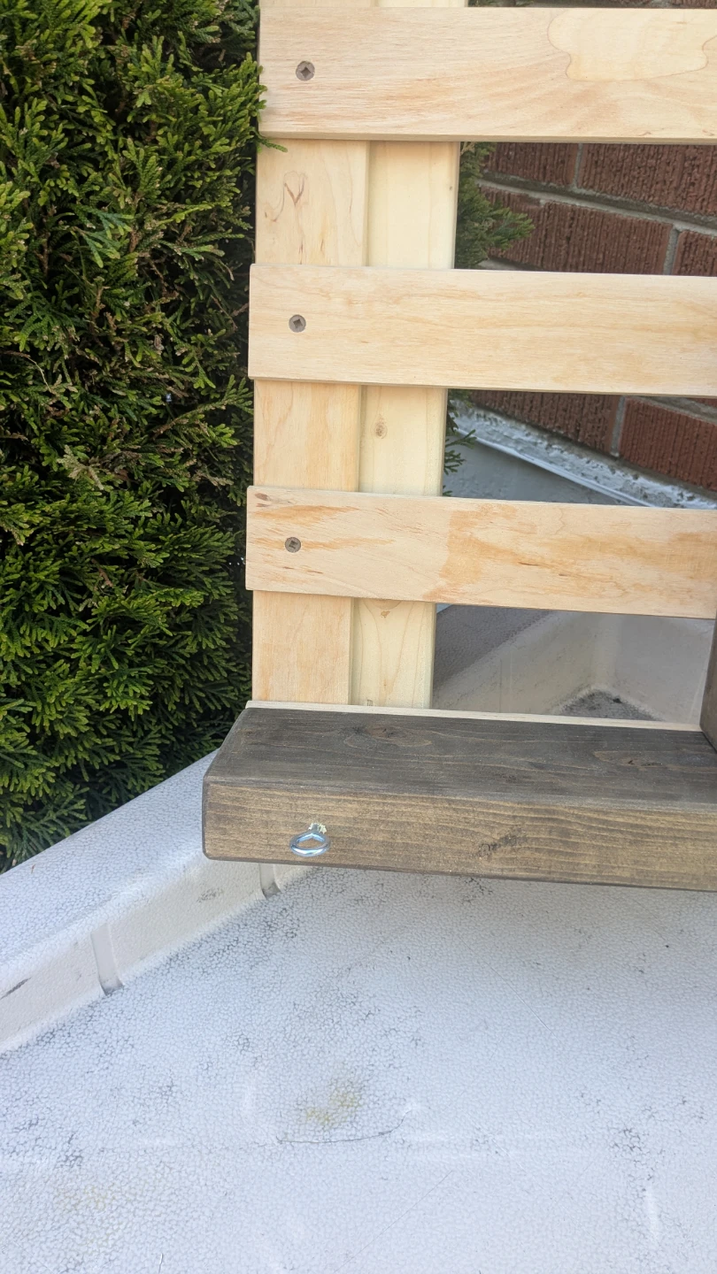 Wooden Wall Shelf with Key Hooks - photo 4