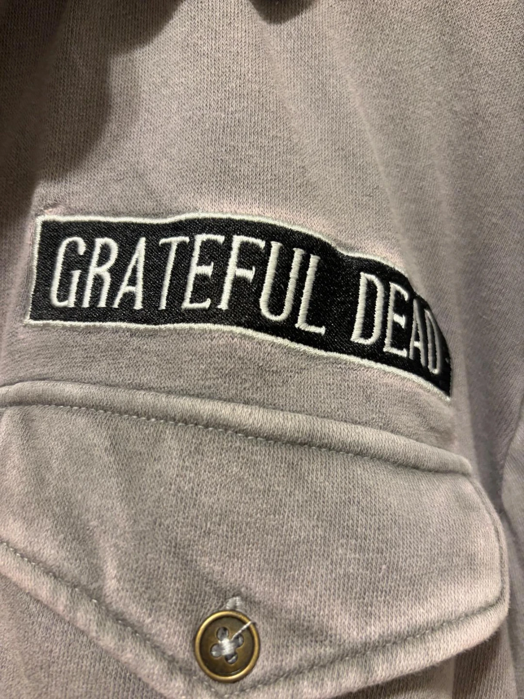 Grateful Dead Chaser Graphic Button-Up Shacket - photo 5