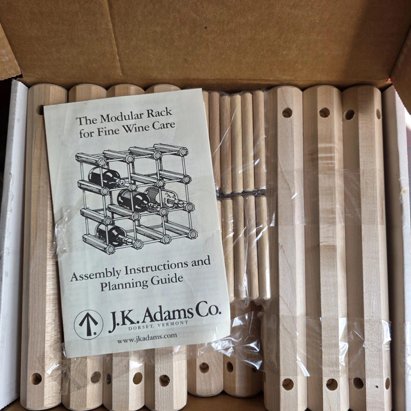 J.K. Adams Co. Modular Wine Rack - Wood