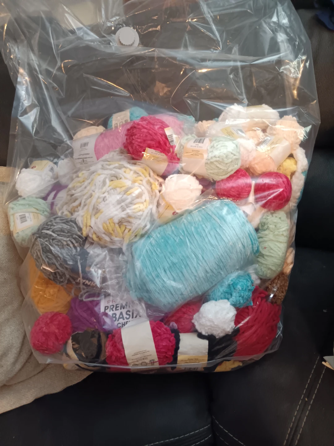 Large Lot of Assorted Yarn Balls
