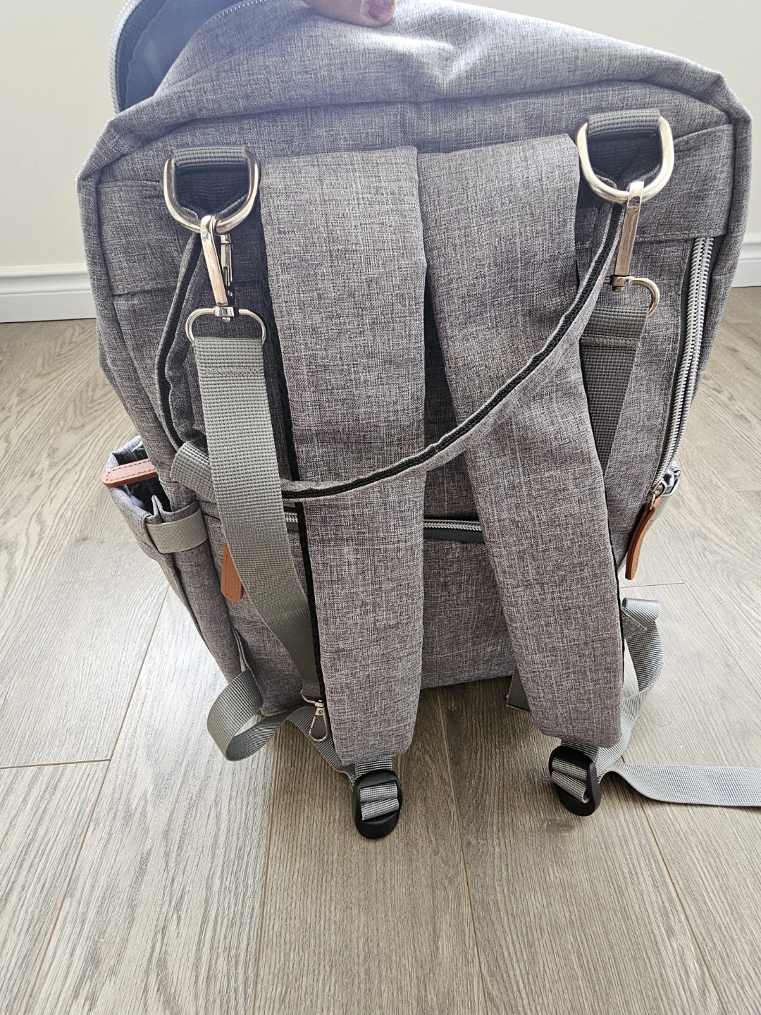 Diaper Bag Backpack - Grey - photo 2