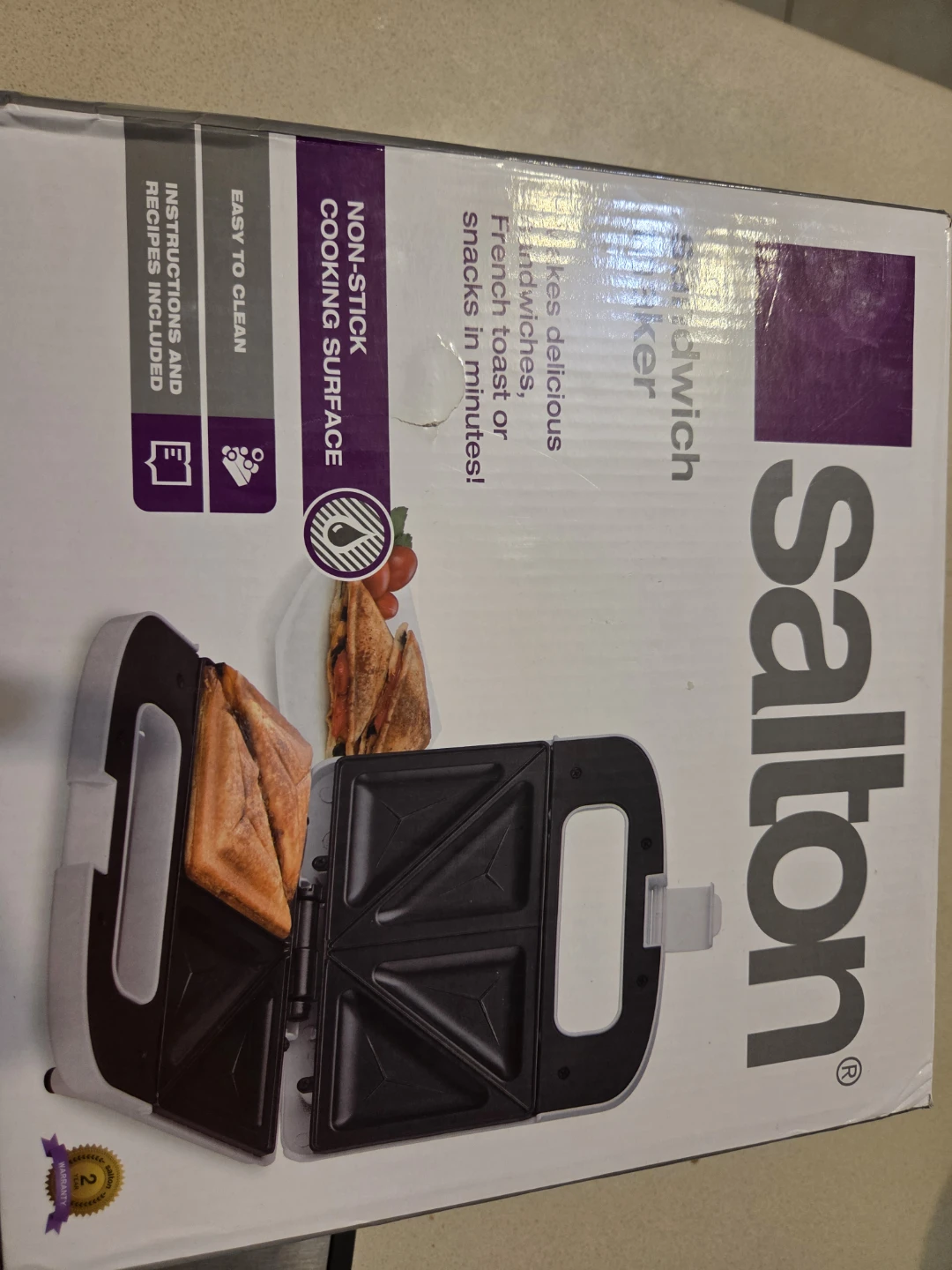 Salton Pocket Sandwich Maker - photo 4