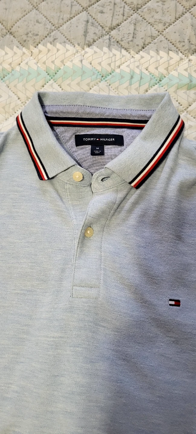 Tommy Hilfiger Light Blue Polo Shirt - photo 5