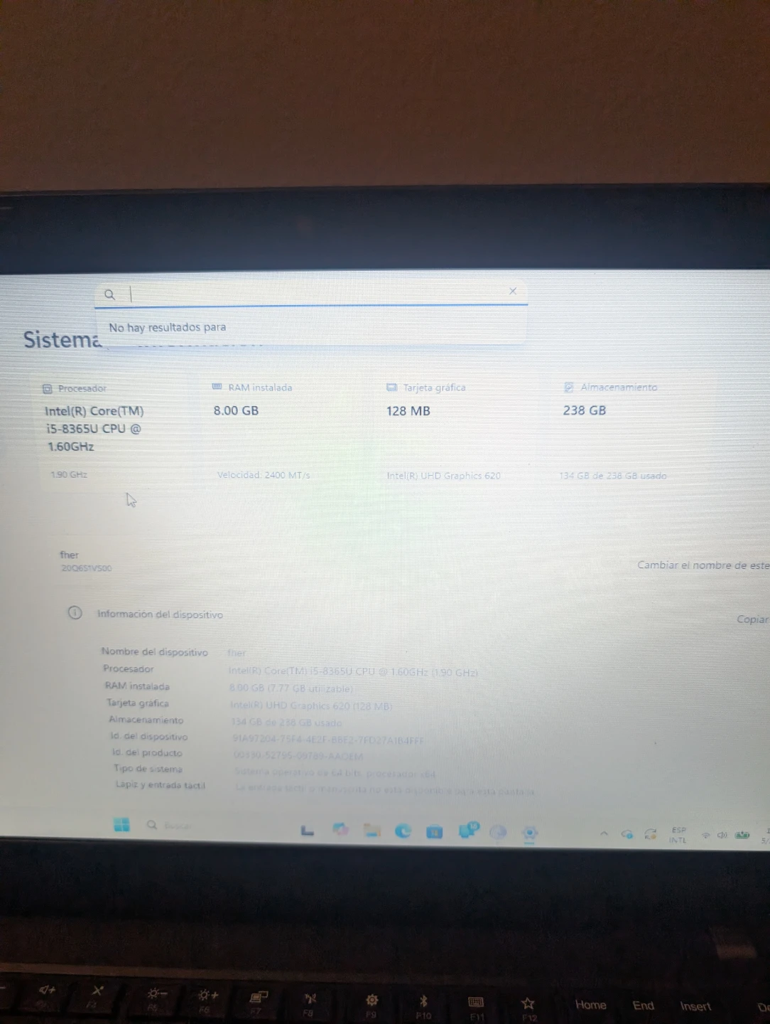 Lenovo ThinkPad Laptop i5-8365U 8GB RAM 238GB SSD - photo 3