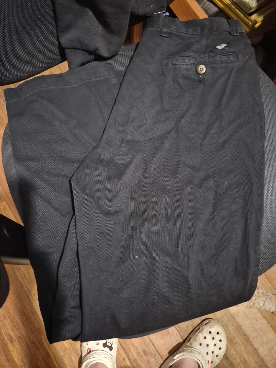 Dockers Classic Fit Black Cotton Pants
