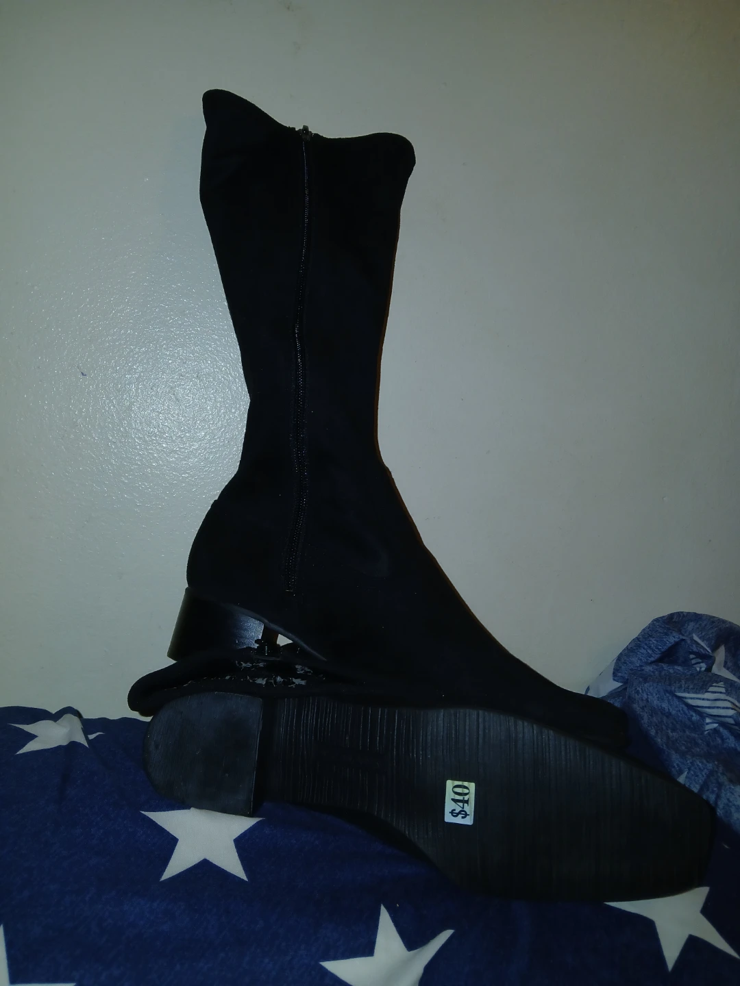 Black Knee-High Boots