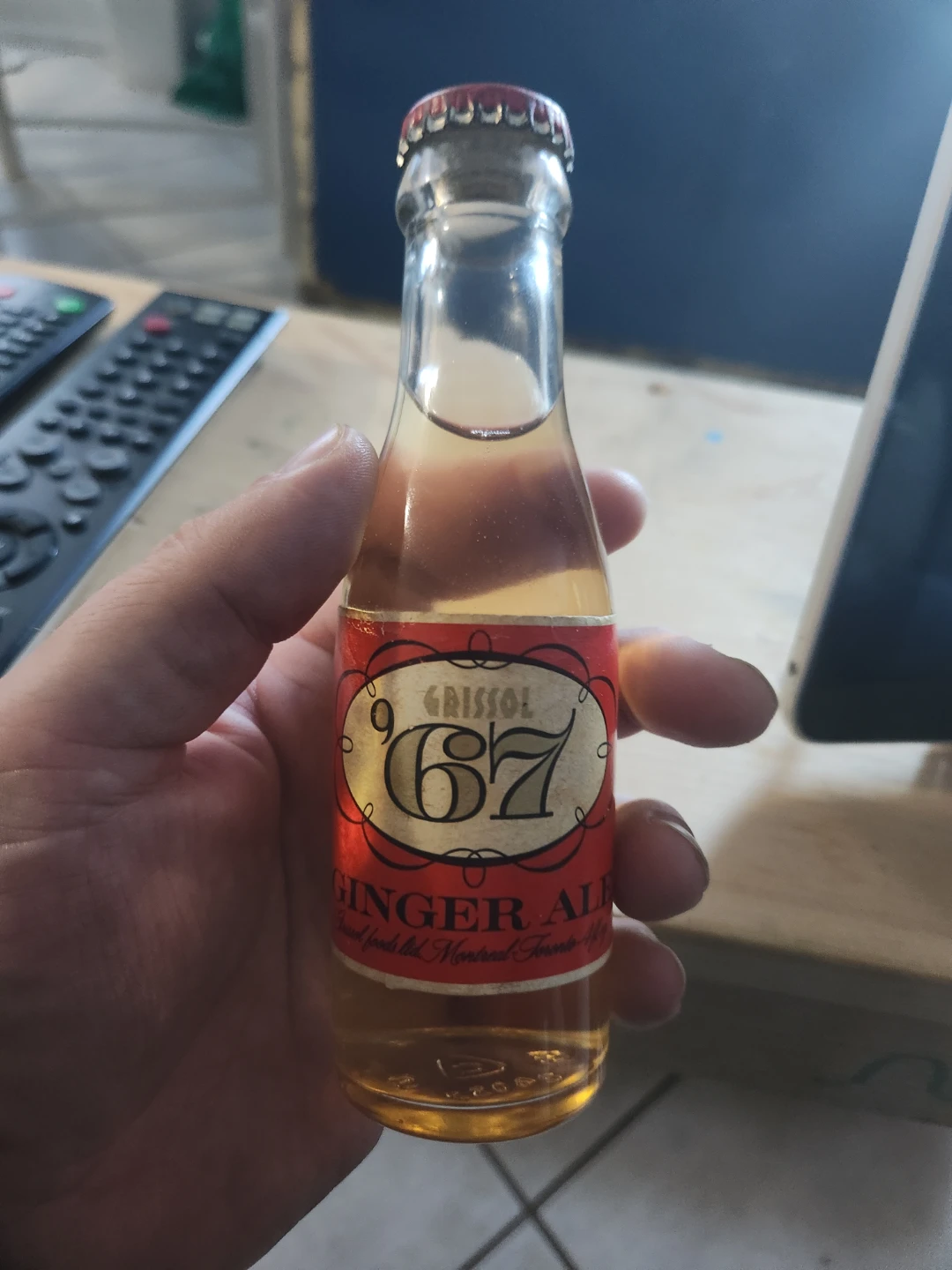 Grissol 67 Ginger Ale Bottle still factory sealed.