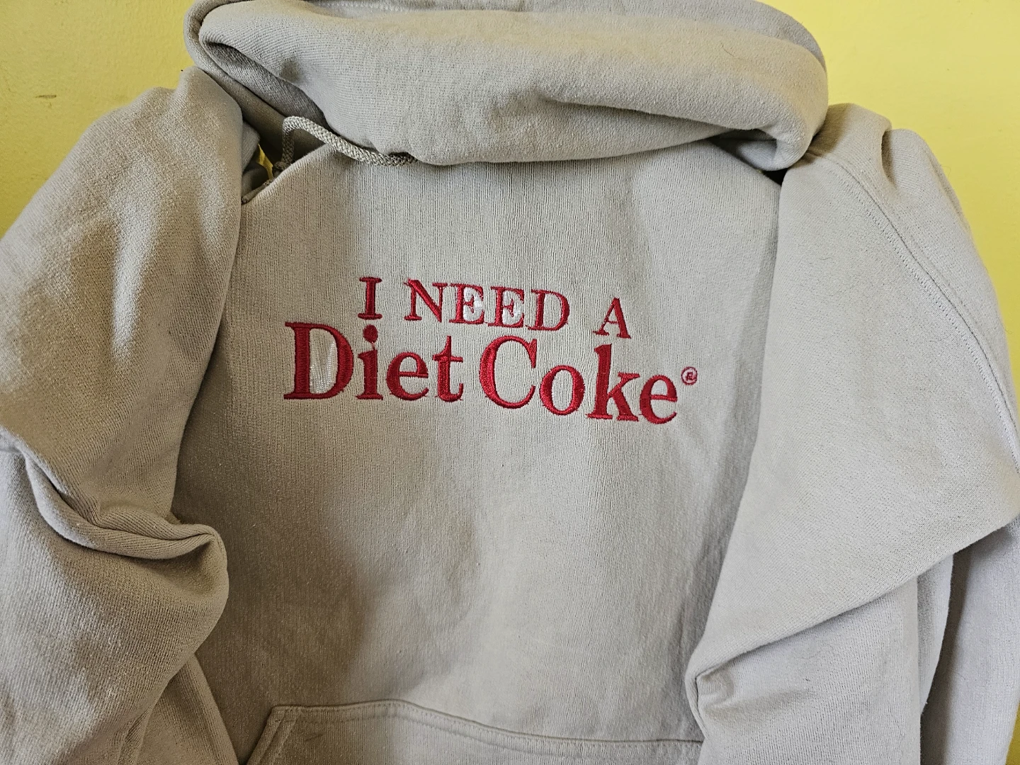 Diet Coke "I Need A Diet Coke" Embroidered Hoodie - photo 3