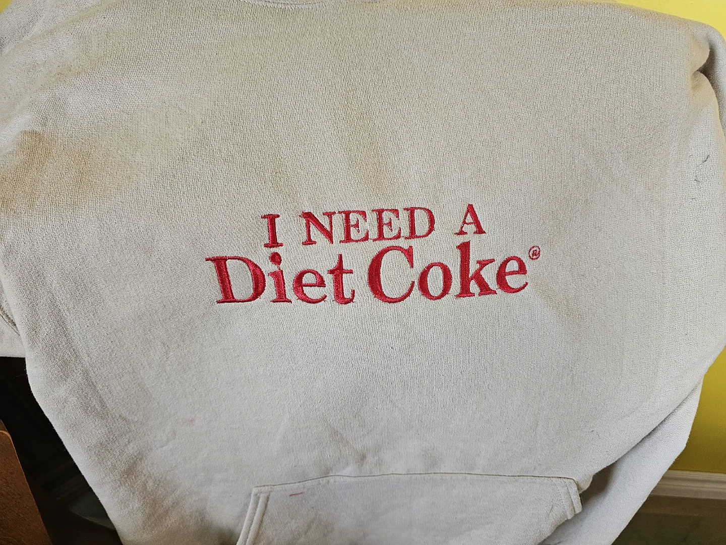 Diet Coke "I Need A Diet Coke" Embroidered Hoodie - photo 5