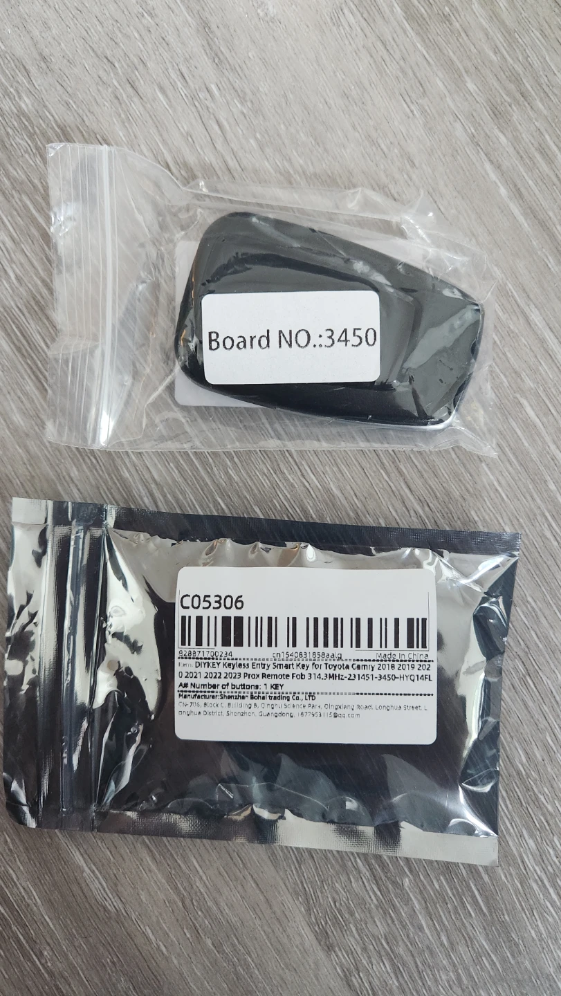 DIY Keyless Entry Smart Key Fob C05306 for Toyota - photo 2
