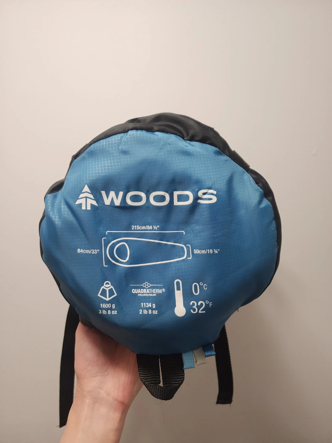 Woods Adventurer 0°C Barrel Sleeping Bag