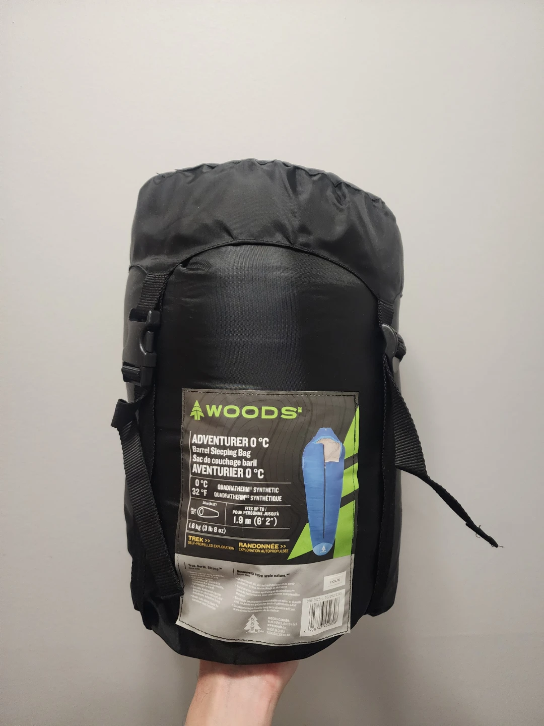 Woods Adventurer 0°C Barrel Sleeping Bag - photo 2