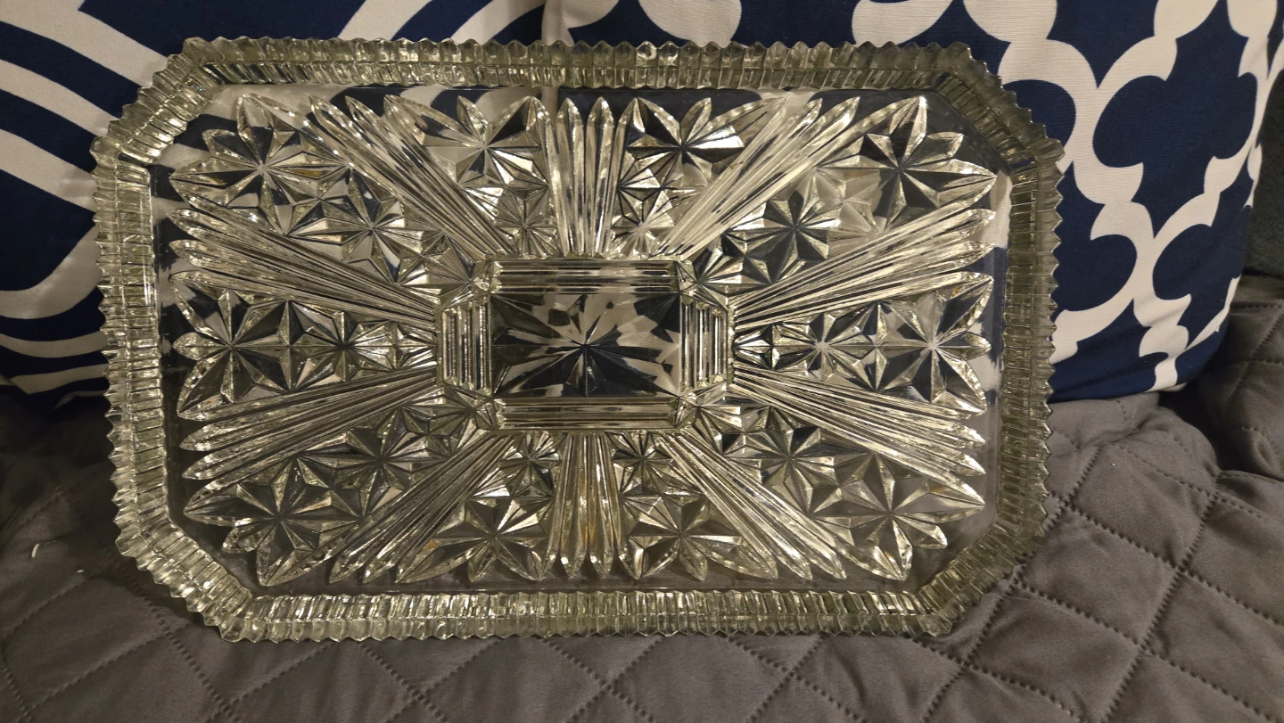 Decorative Glass Serving Tray - photo 2