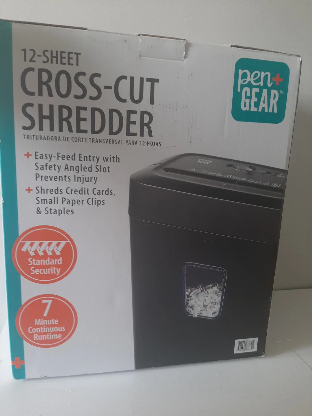 Pen+Gear 12-Sheet Cross-Cut Shredder