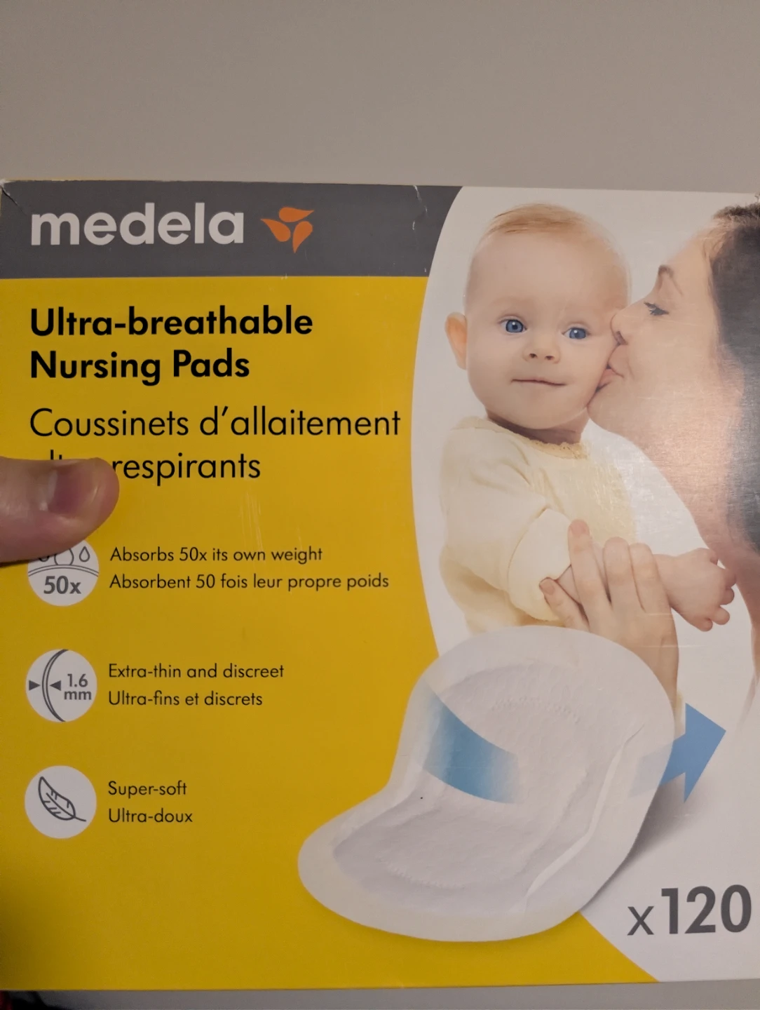 Medela Ultra-breathable Nursing Pads - 80 Count