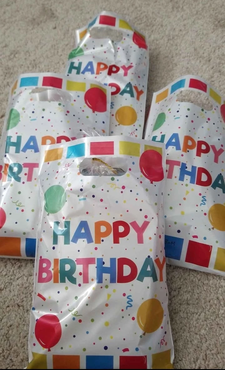 Birthday favors goodie bag