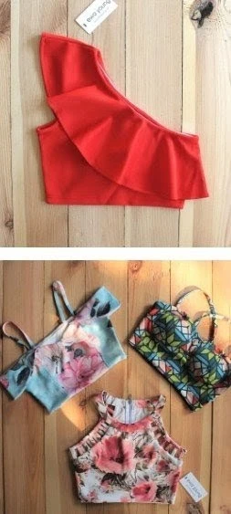 Brand new Women's tops Floral & Geometric Prints-L
