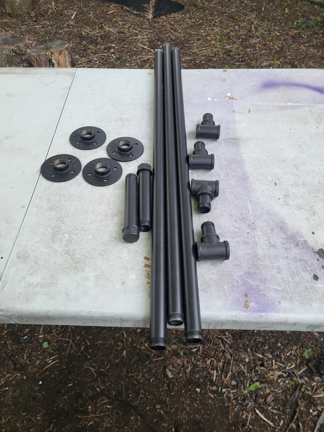 Black Metal Pipe railing - photo 5