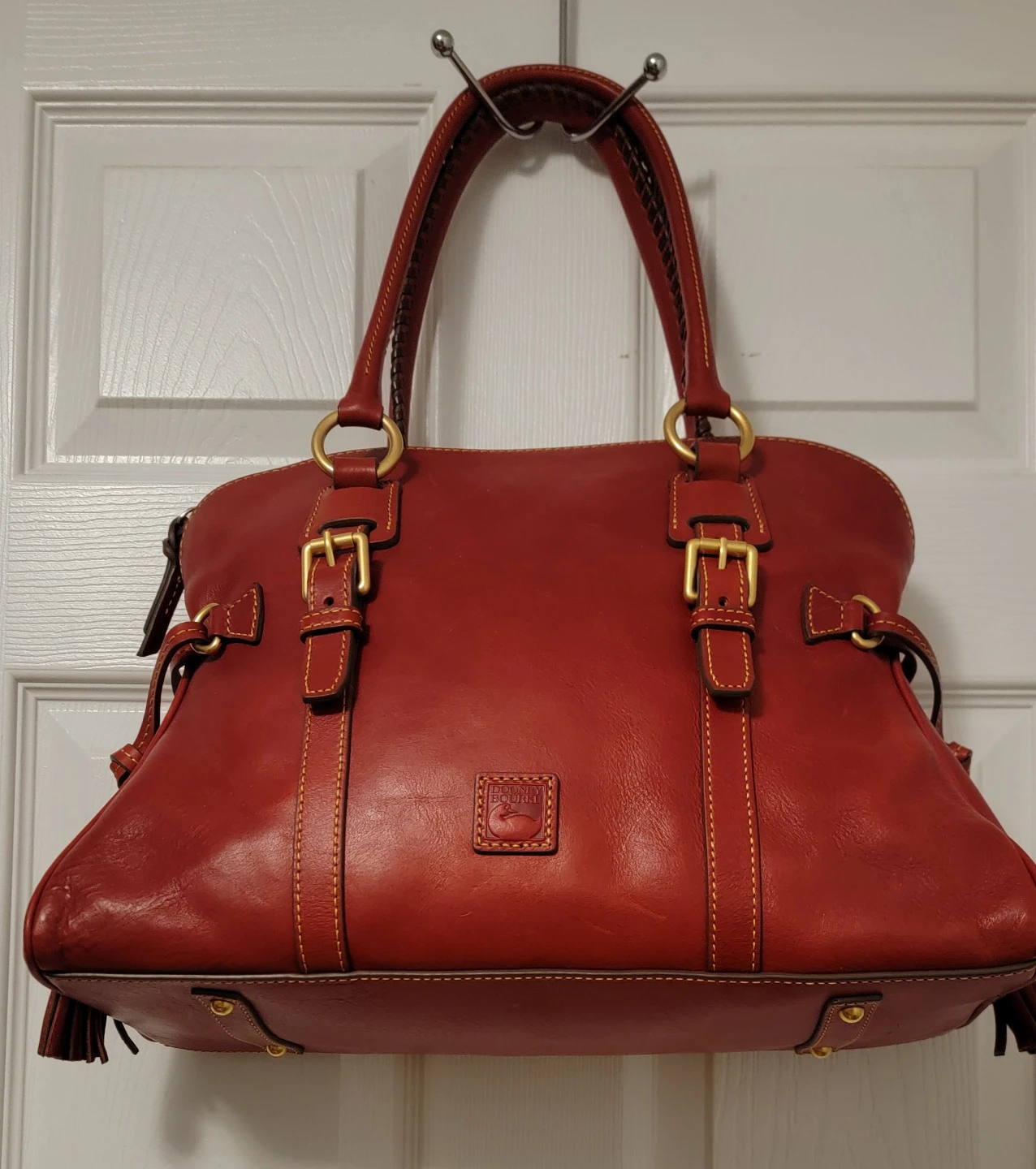 Dooney & Bourke Florentine Domed Leather Satchel