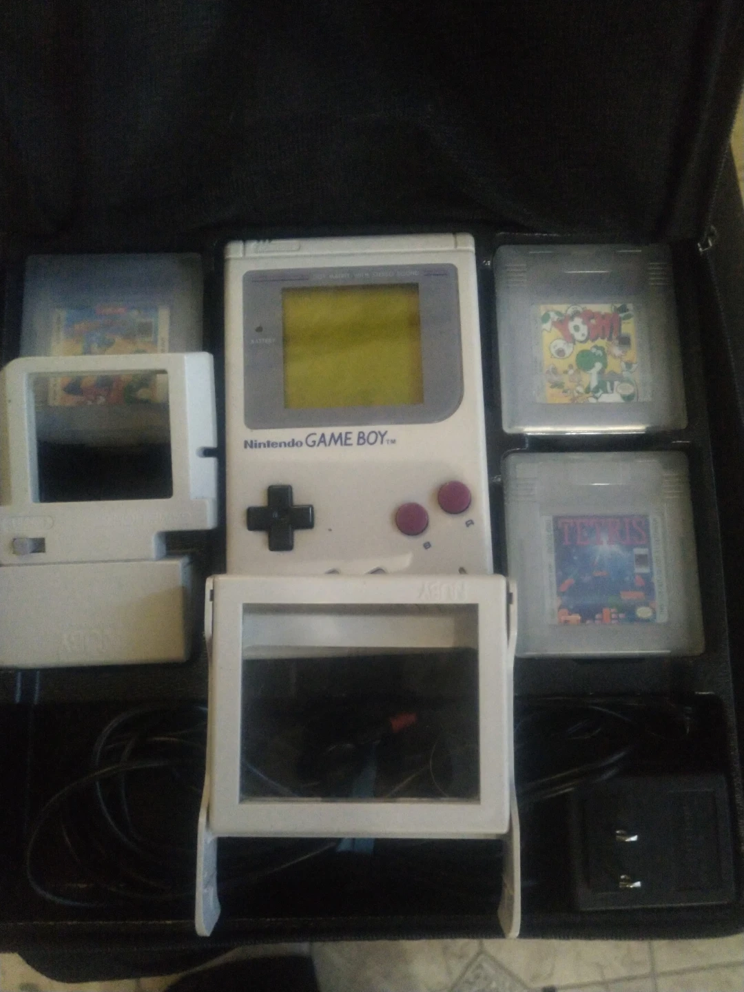 Nintendo Game Boy Bundle with Games and Magnifier Light