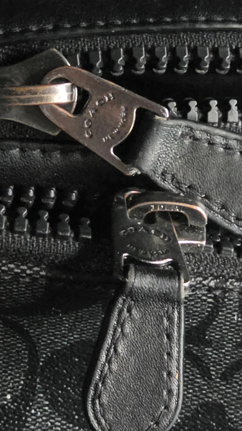 Coach Black Signature Monogram Belt Bag - photo 2