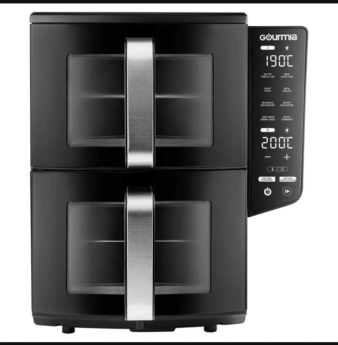 Gourmia 8-Quart Dual Basket Air Fryer - NEW!!! - photo 2