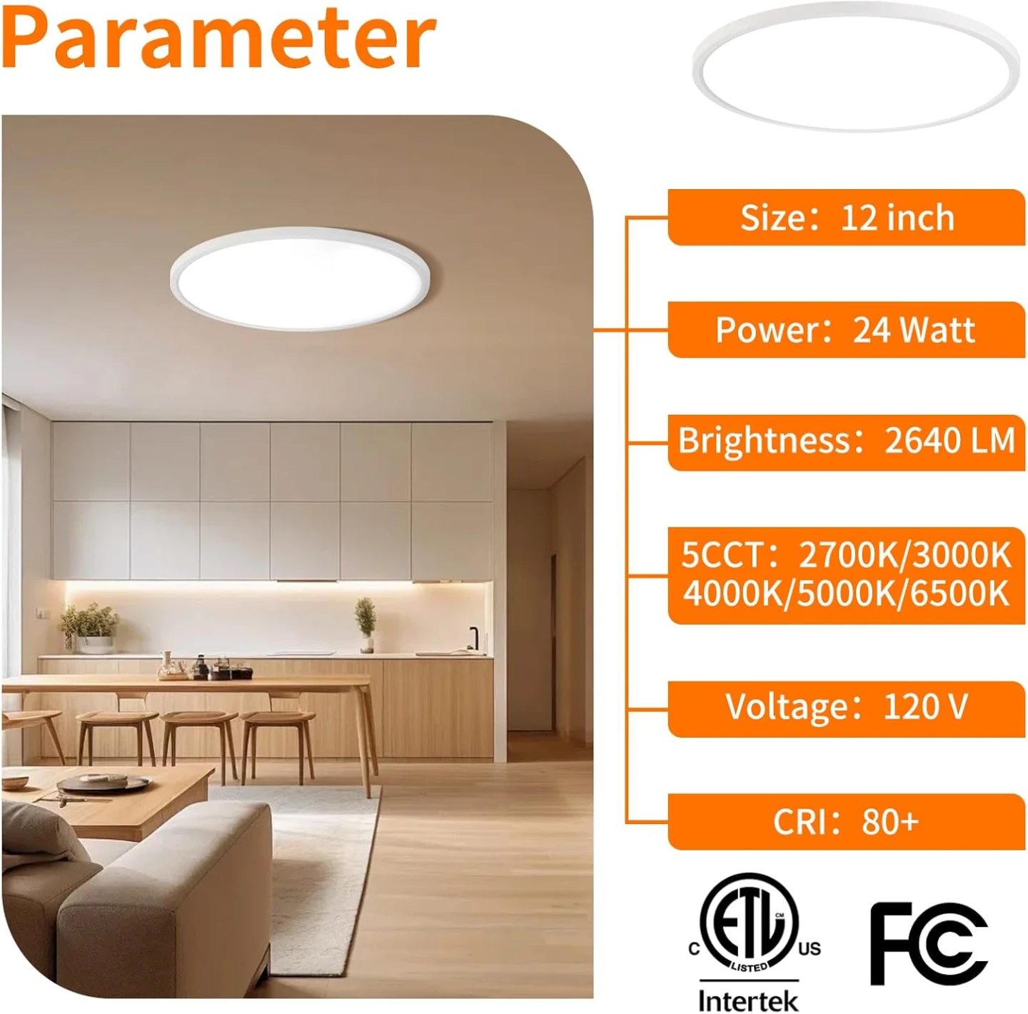 Super Slim LED Ceiling Light 6 Pack - photo 5