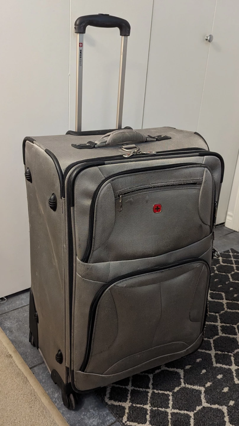 Swiss Gear Grey Spinner Luggage